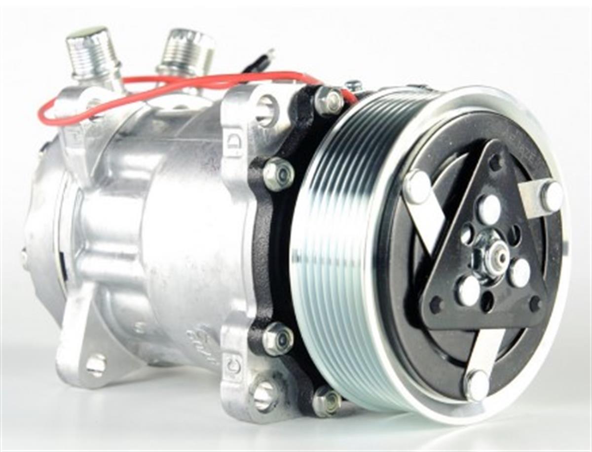 Klima Kompresör 12v 8pk 7h15 Üstten Çıkış İnce Kalın Sanden8028 Sd8028 Sd8230 | Acedge Ace8230