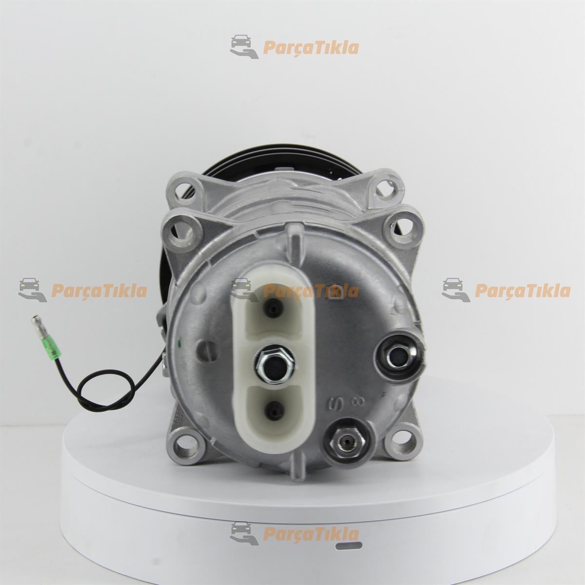 Klima Kompresör 12v Tm16 Çift Kasnak V Kayış N205315e | Valeo N205315e