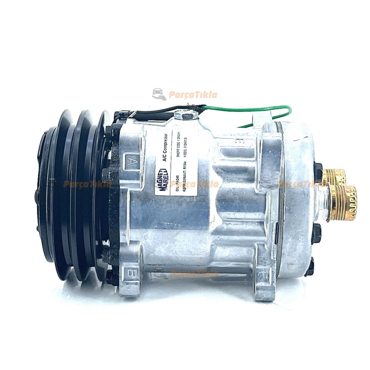 Klima Kompresörü 24v 7h15 2pk Vkayış A.ç. K.k. Kalın Kalın Üniversal 7 Piston 2pk V Kayış | Marellı 359002001690