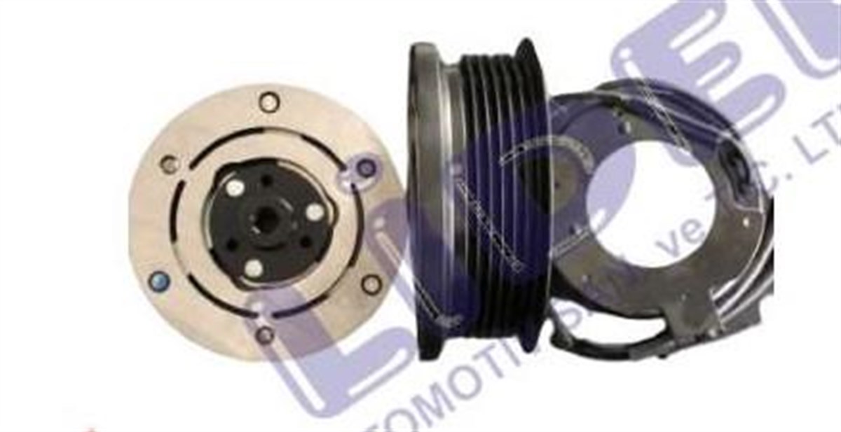 Klima Kompresör Kasnak Seti 6pk 109mm Ford Connect Fiesta 109mm Jaguar Wutse 42060006 Wutse 42050013 | Wutse 42050013