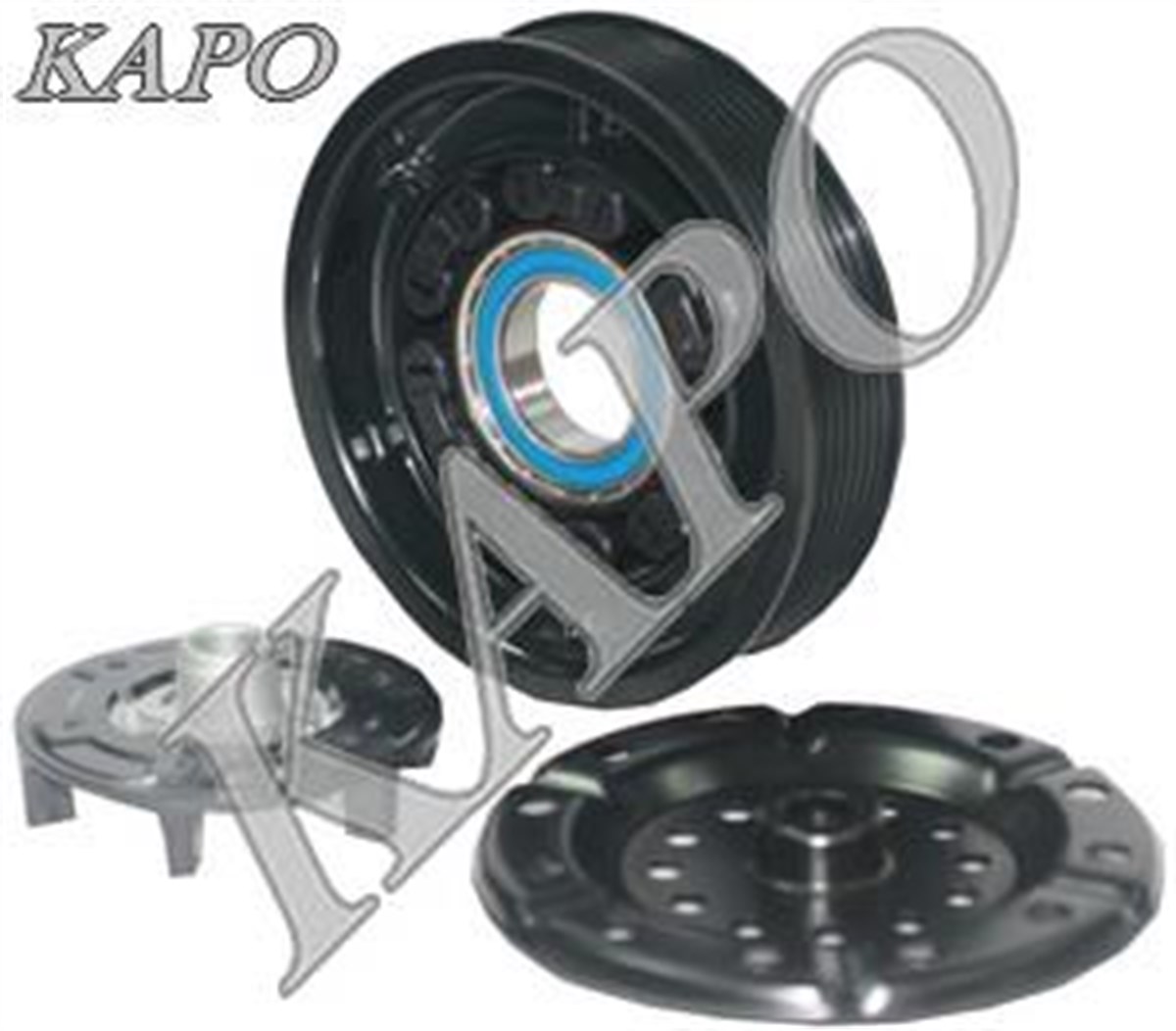 Klima Kompresör Kasnak Seti 7pk 135mm Toyota Corolla Avensis 7pk | Kapo Kasnak119