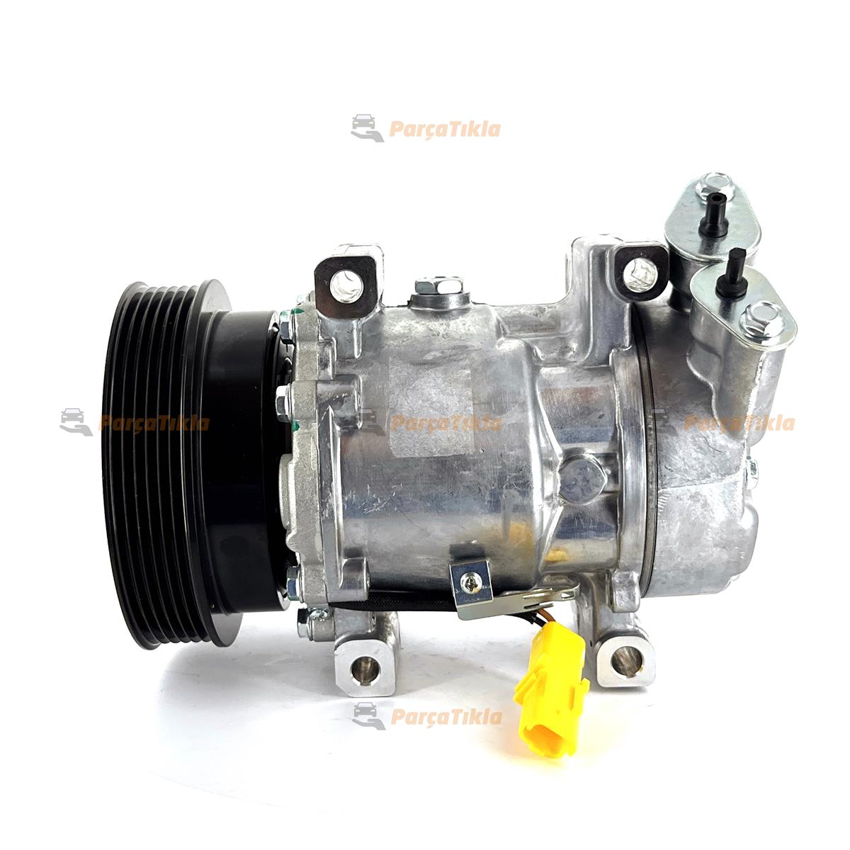 Klima Kompresör 6pk Renault Clio 1,5 Kango Vgn Kapak Çıkışlar Geniş Fluance Olur Clio 3 Kango 1,5 Dcı Nissan Note | Lidpart K1918e