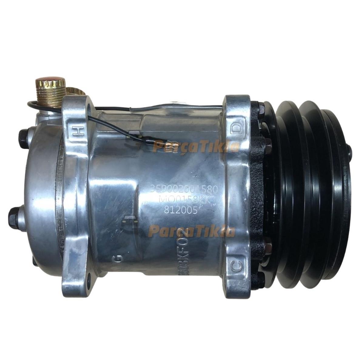 Klima Kompresörü 12v 2pk V Kayıs 5h14 Üstten Çıkış İnce Kalın 42010112 | Marellı 359002001580