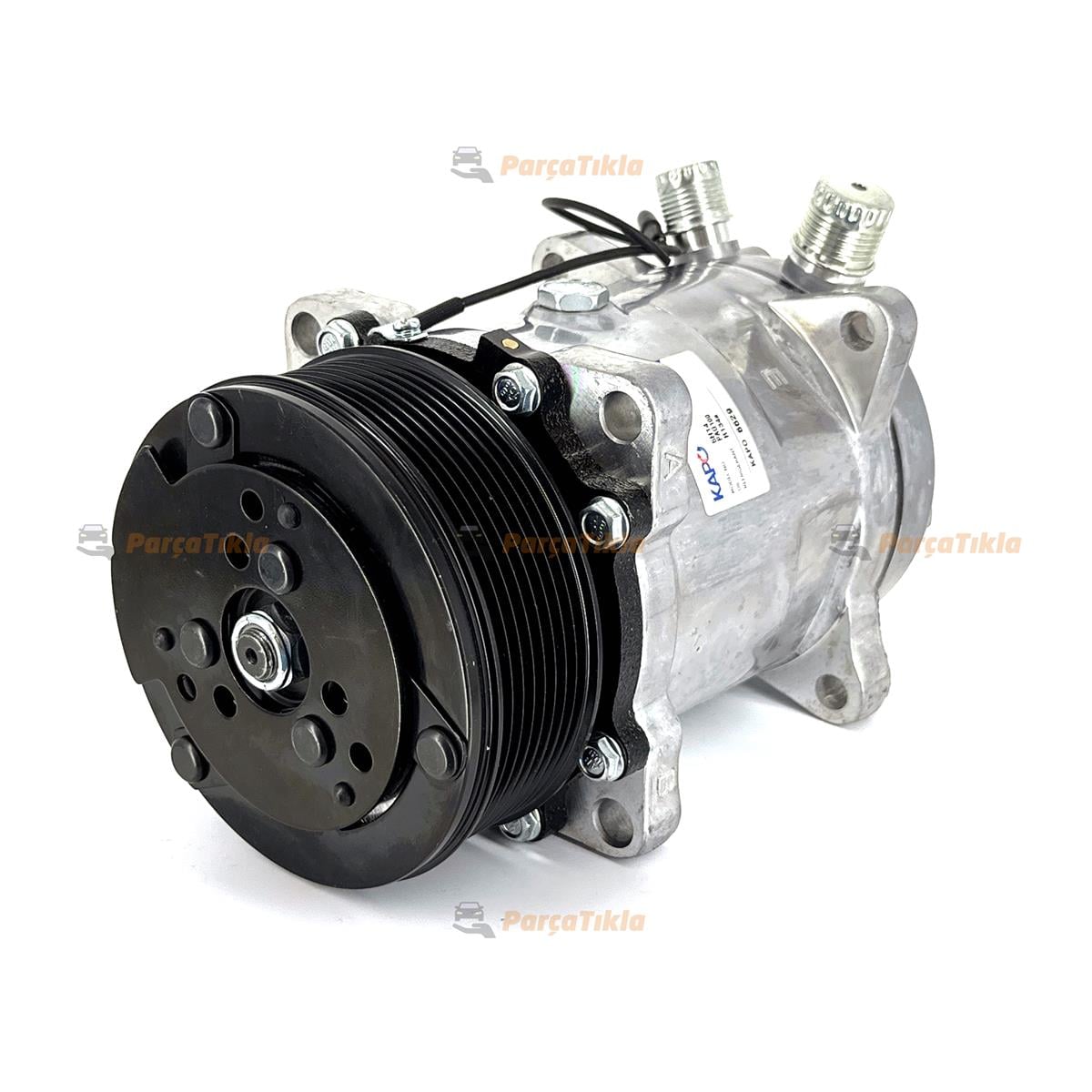 Klima Kompresörü 12v 8pk 5h14 Üstten Çıkış İnce Kalın Sanden6629 Sd6629 | Kapo 6629