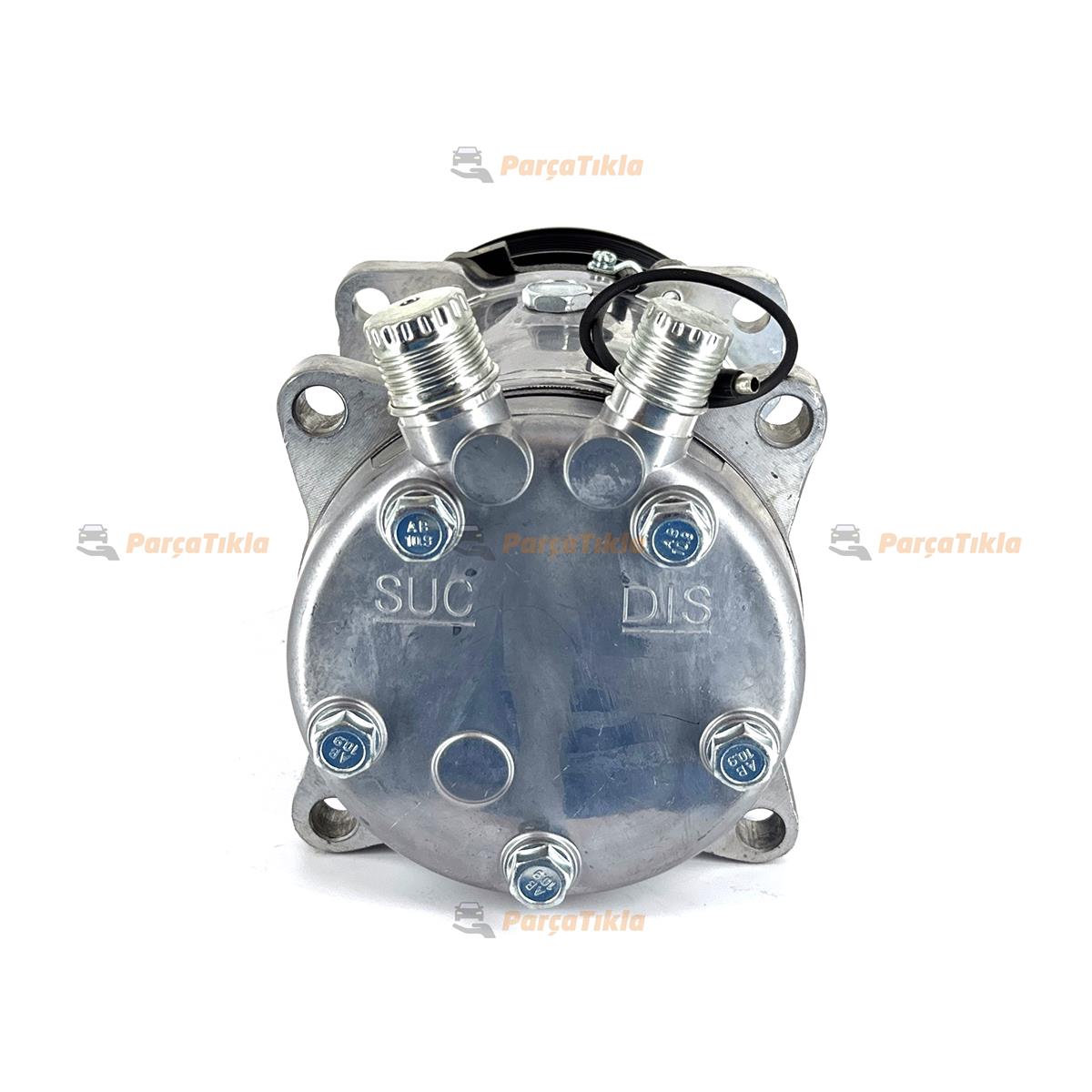 Klima Kompresörü 12v 8pk 5h14 Üstten Çıkış İnce Kalın Sanden6629 Sd6629 | Kapo 6629