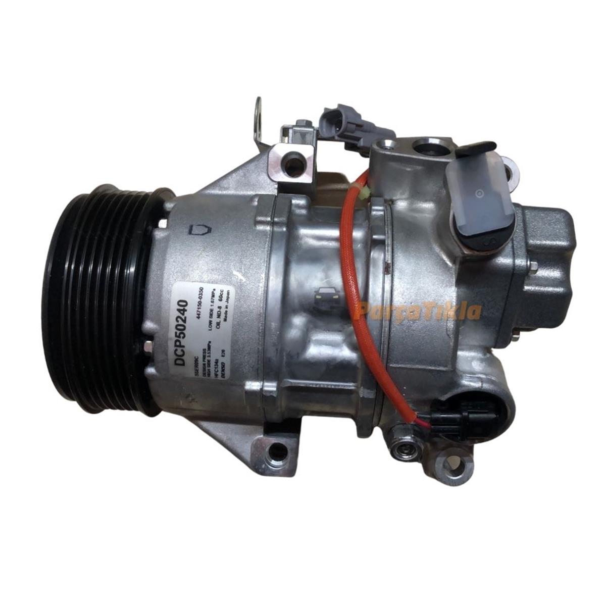 Klima Kompresörü 12v 6pk Toyota Yarıs 1,0 Vvt. Corolla Çap100 Dcp50240 | Denso Dcp50240