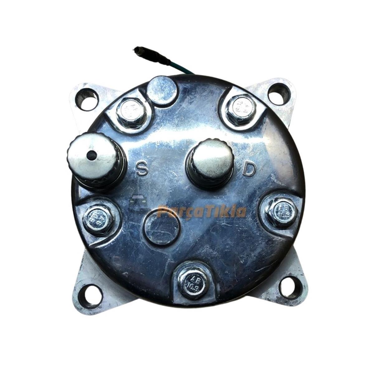 Klima Kompresörü 24v 2pk V Kayış 5h14 Arkadan Çıkış İnce Kalın V Kayış | Marellı 359002001620