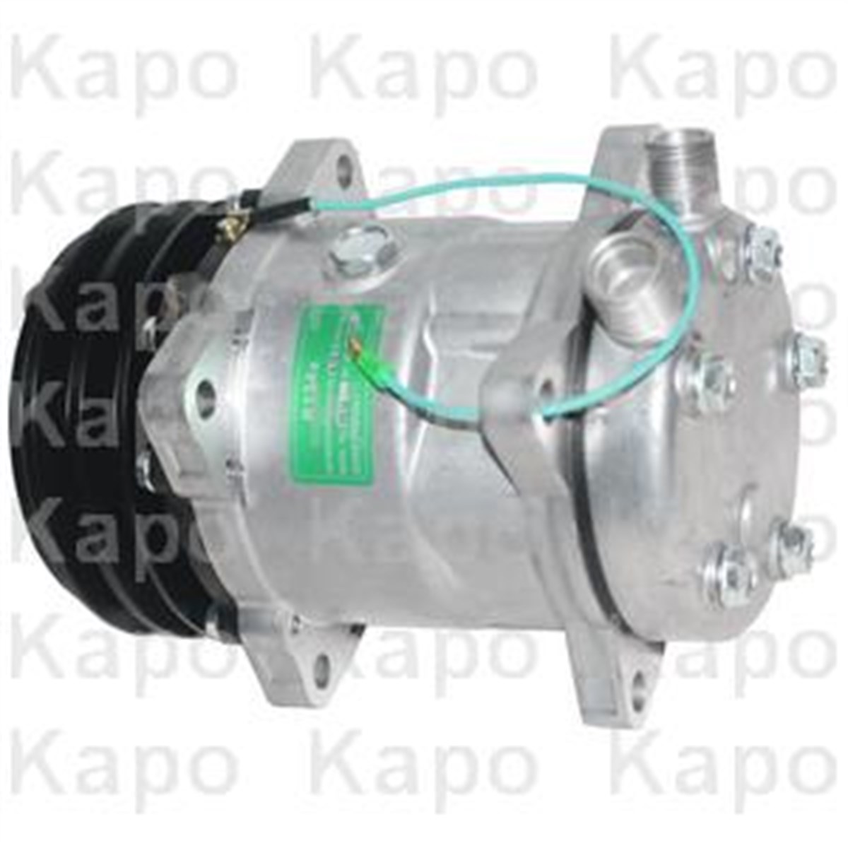 Klima Kompresörü 24v 2pk V Kayış 5h14 Üstten Çıkış İnce Kalın Scanıa | Kapo 6627