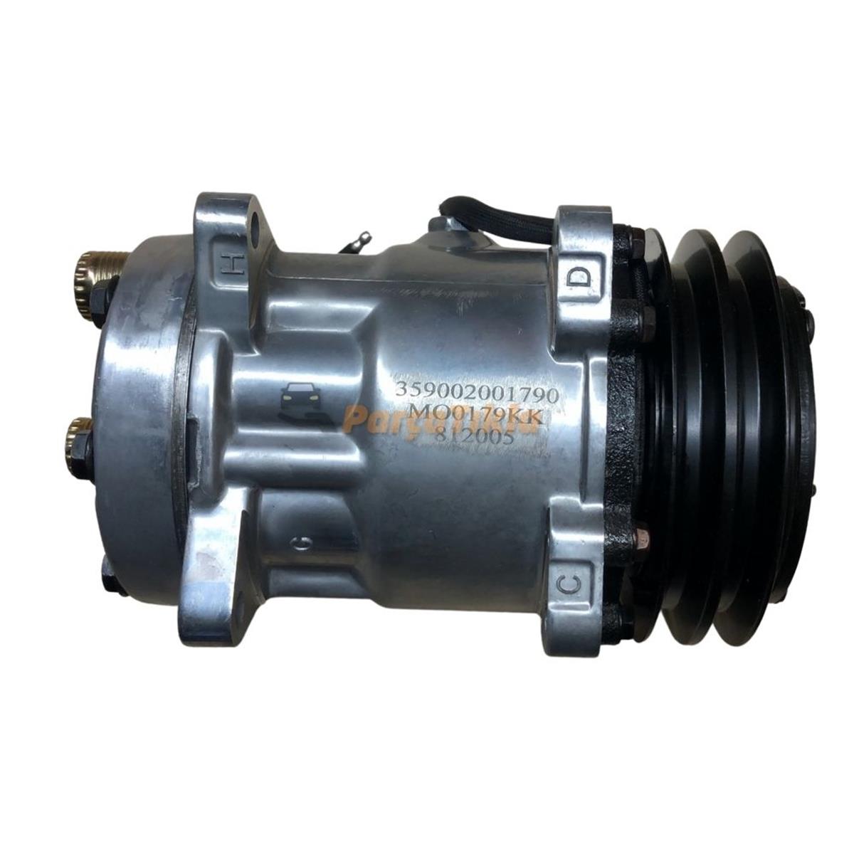Klima Kompresörü 24v 7h15 2pk Arkadan İ-k 132mm İnce Kalın V Kayış | Marellı 359002001790