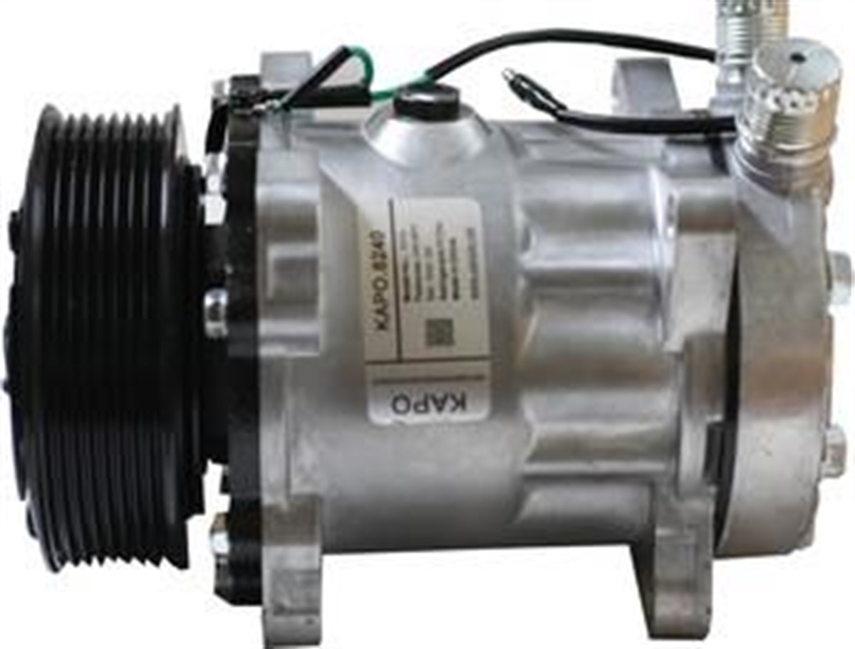 Klima Kompresörü 24v 7h15 8pk Üniversal İ-k Üstten İnce Kalın | Kapo 8240