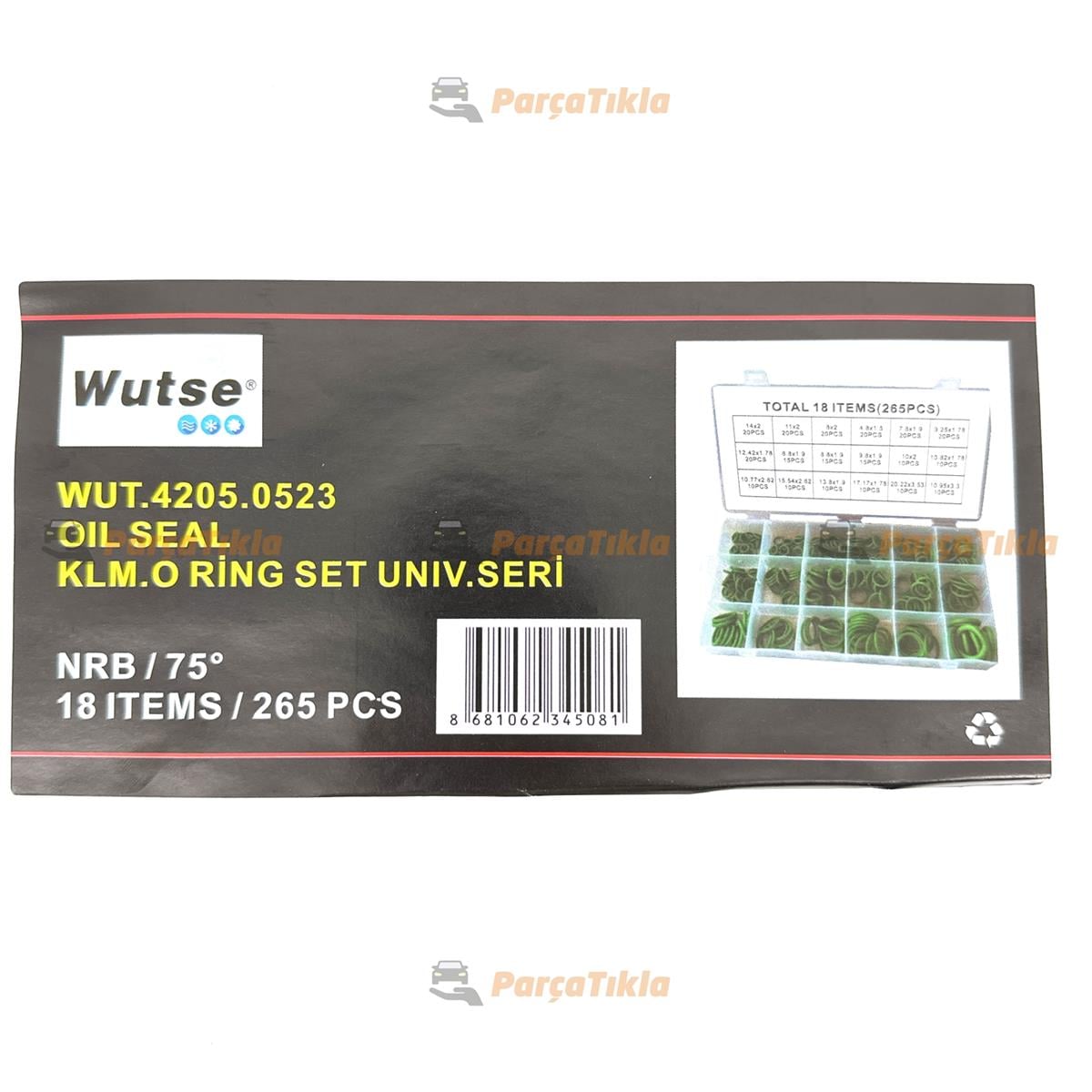 Klima Oring Seti Yeşil 265 Adet Var | Wutse 42050523