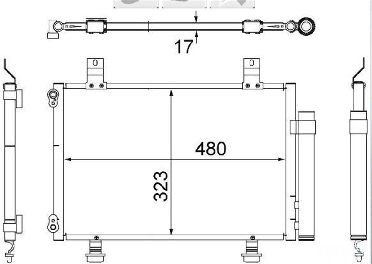 Klima Radyatör Suzuki Swift | Mga 82213