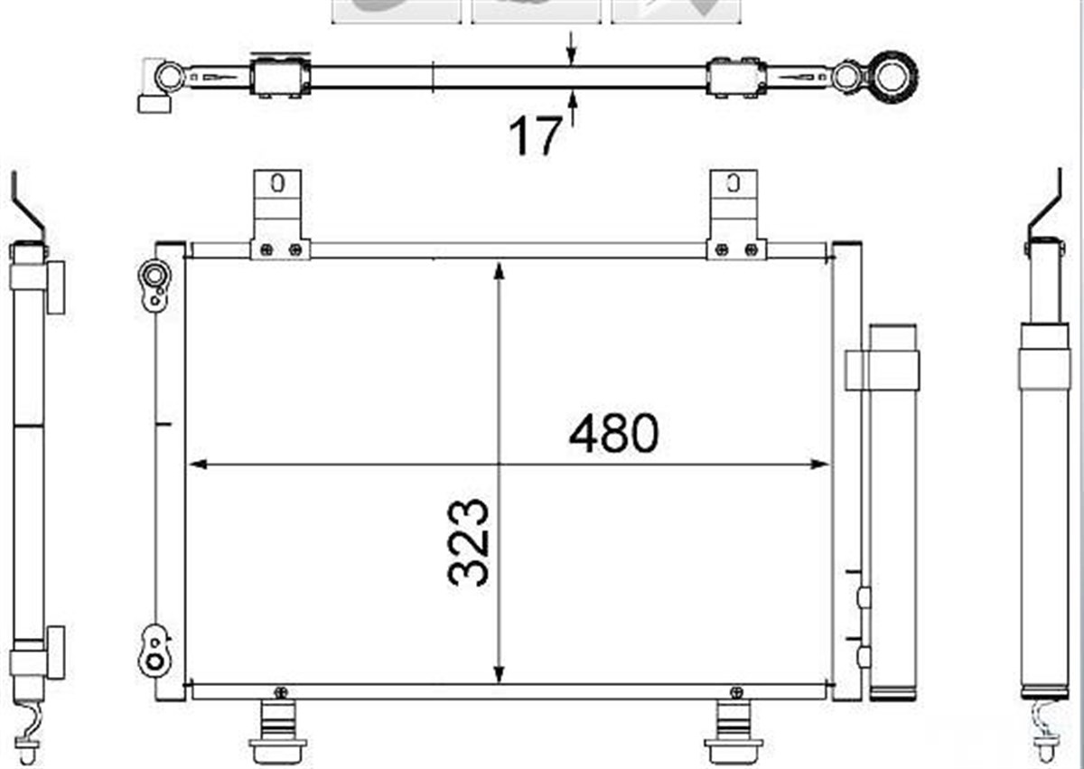 Klima Radyatör Suzuki Swift | Mga 82213