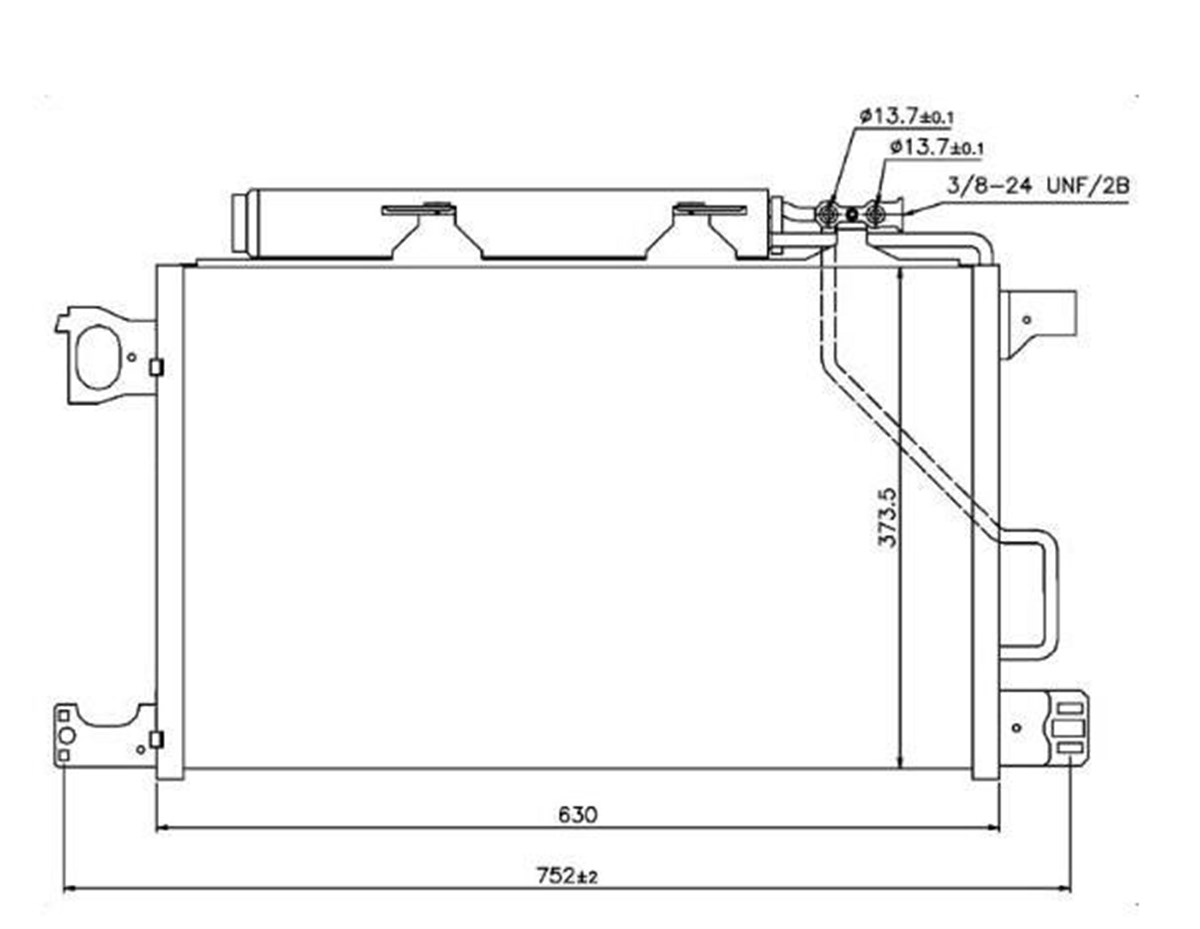 Klima Radyatörü Mercedes Benz C Class C180 C200 C220 C270 Clk270 | Wenderparts Ma2035002154