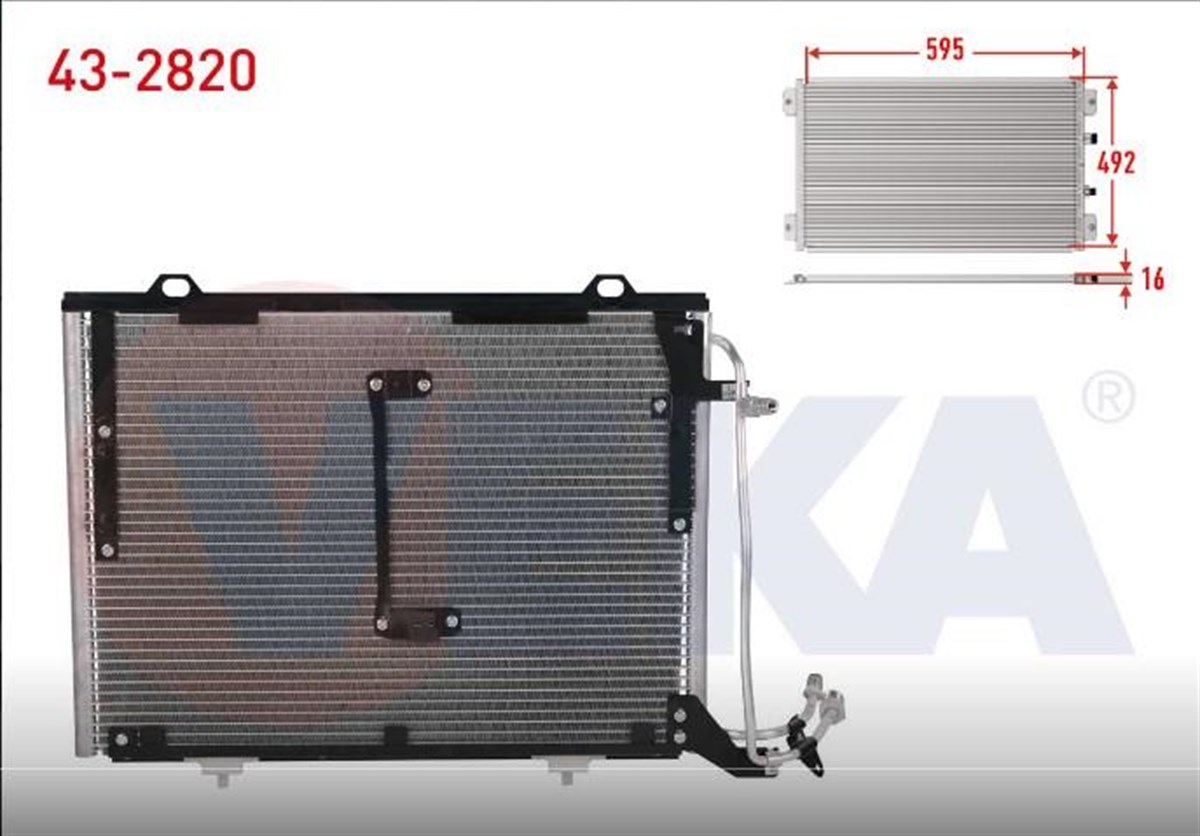 Klima Radyatörü Mercedes C Serisi C180 C 180,c 200,c 200 Cdı,c 200 D,c 220,c 240,c 250 Td | Wutse 42020288