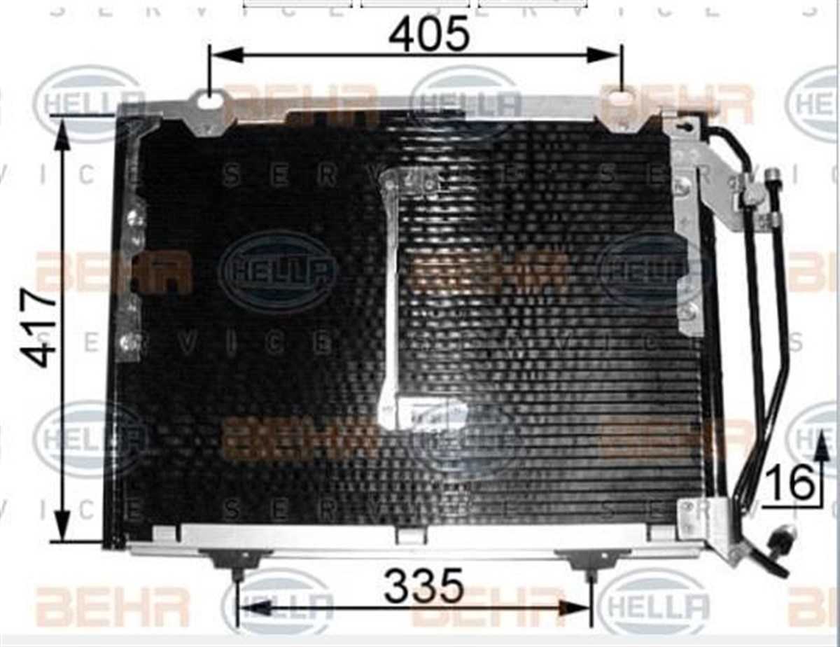 Klima Radyatörü Mercedes C Serisi W202 210 Kasa 97-06 Kapo.2028301070h | Wutse 42020295