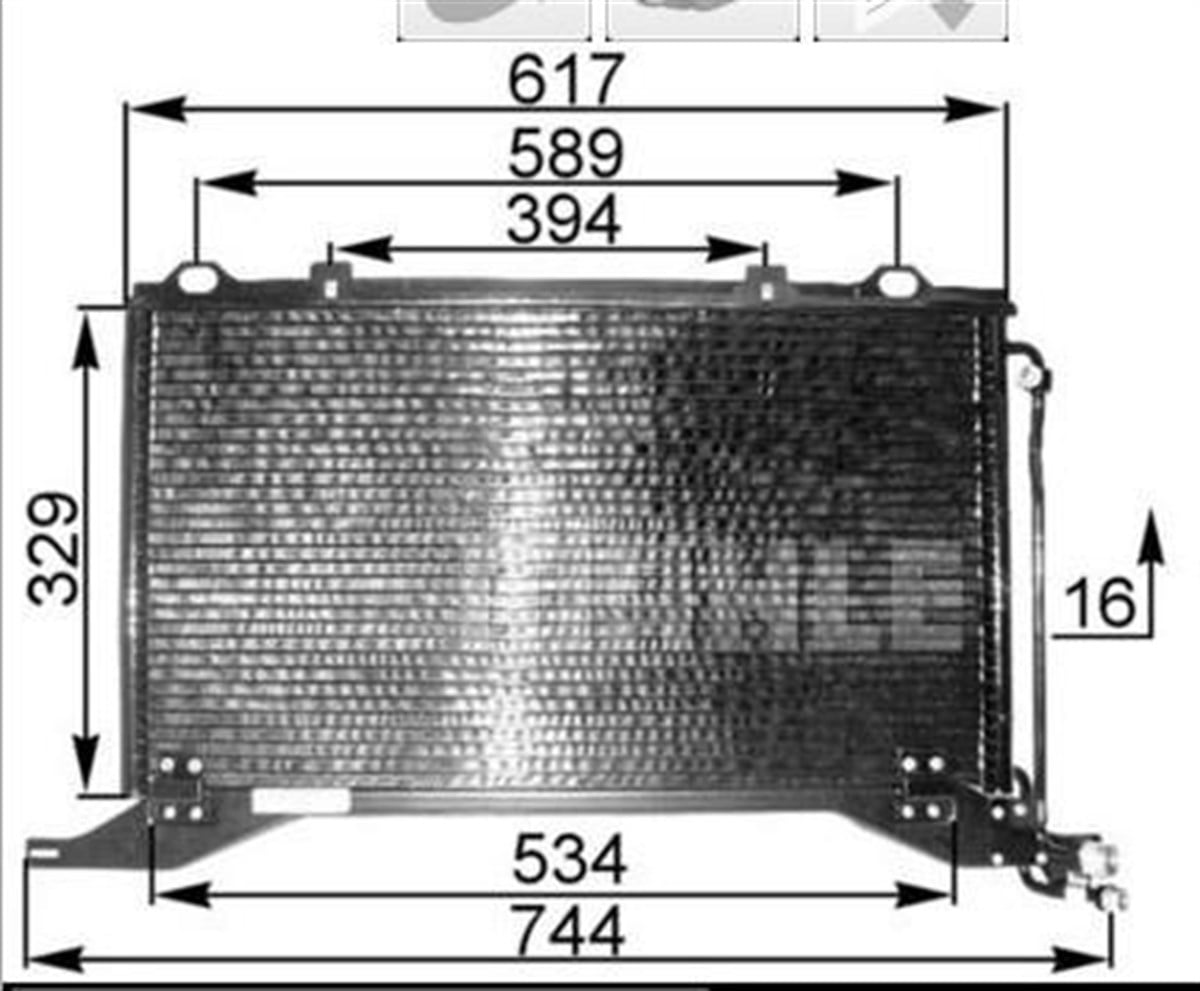 Klima Radyatörü Mercedes W210 E200 E220 E290 97-03 | Kapo 2108300370