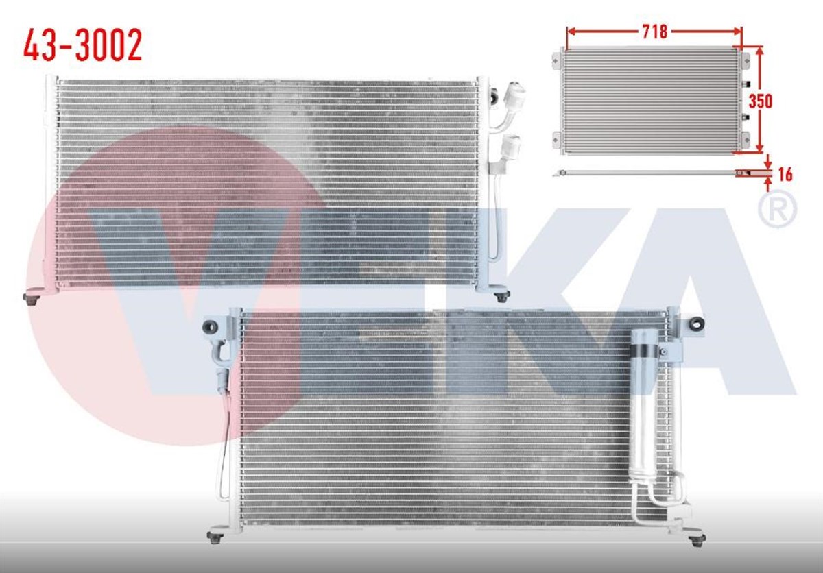 Klima Radyatörü Mıtsubıshı Lancer Vıı Csa 1.6 03-07 | Mga 82386