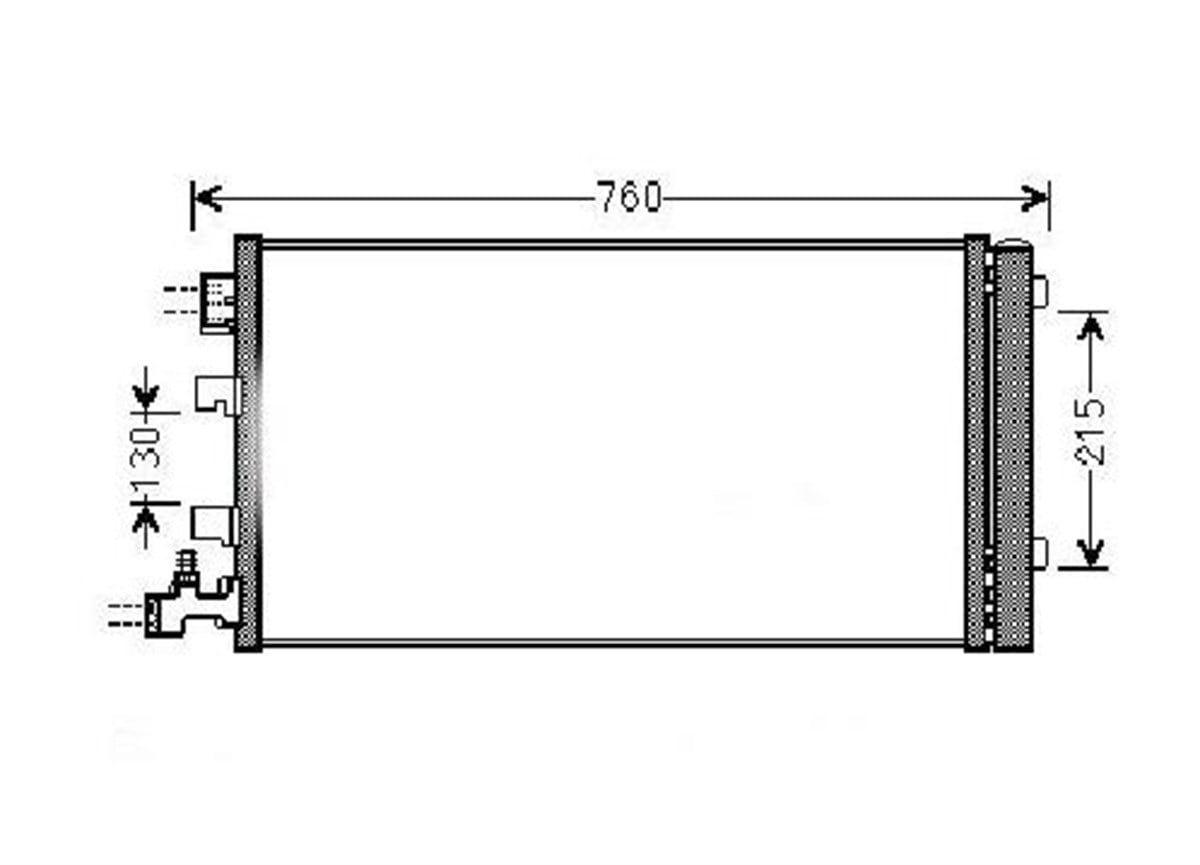 Klima Radyatörü Renault Fluence 10- 1.6 16v 1.5dcı Megane 1.5dcı K9k | Mga 82122