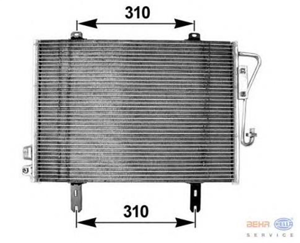 Klima Radyatörü Renault Kango-------delphı-tsp0225133 | Delphı 0225133