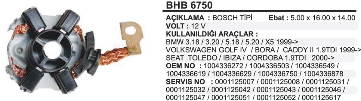 Kömür Yuvası Cıtroen-pejo-bmw Bhb6750.bo2111 | Mega Bo2111