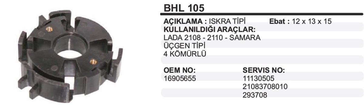 Kömür Yuvası Lada Samara  Bhl105 | Ith Bhl105