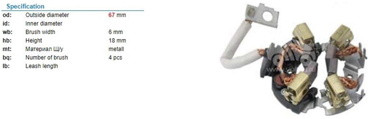 Kömür Yuvası Renault Clio 1004336460 | Bosch 1004336460