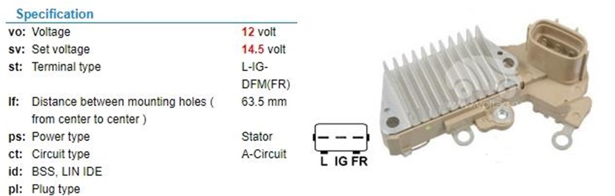 Konjektör 12v Honda Cıvıc 3uç Densotip Gnrn028 Gnr N028-- | Ith Vn0208