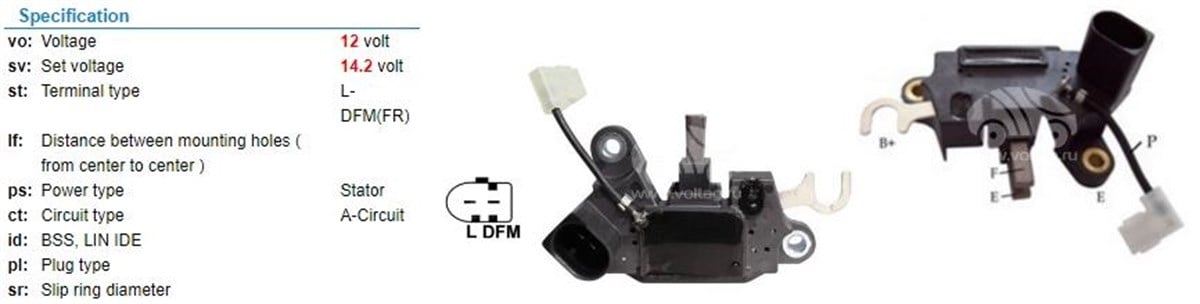 Konjektör 12v Lada Vega D Soket Ib482 | Ith Wwıb482