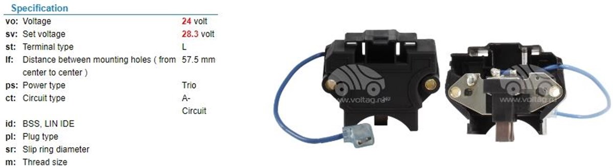 Konjektör 24v Otokar Sultan Valeotip Yrıp126 | Transpo Ip126