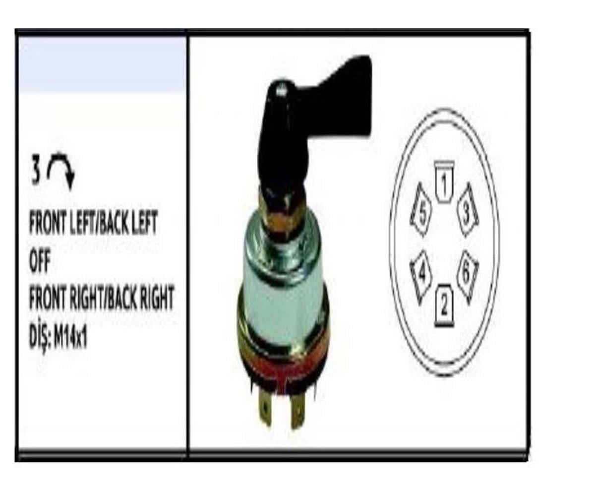 Kontak Anahtarı Mf 388-399 Kablolu | Nesan Ns13300