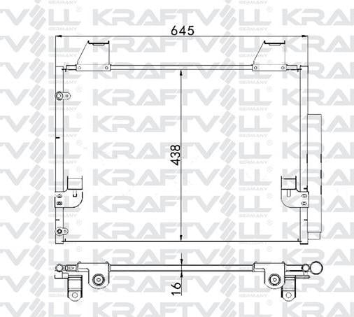 Klima Radyatörü Toyota Hılux Pıckup Tgn1 Ggn2 Ggn1 Kun2 Kun1 2.5 D4d 05-11 884600k080 | Kraftvol L08060003
