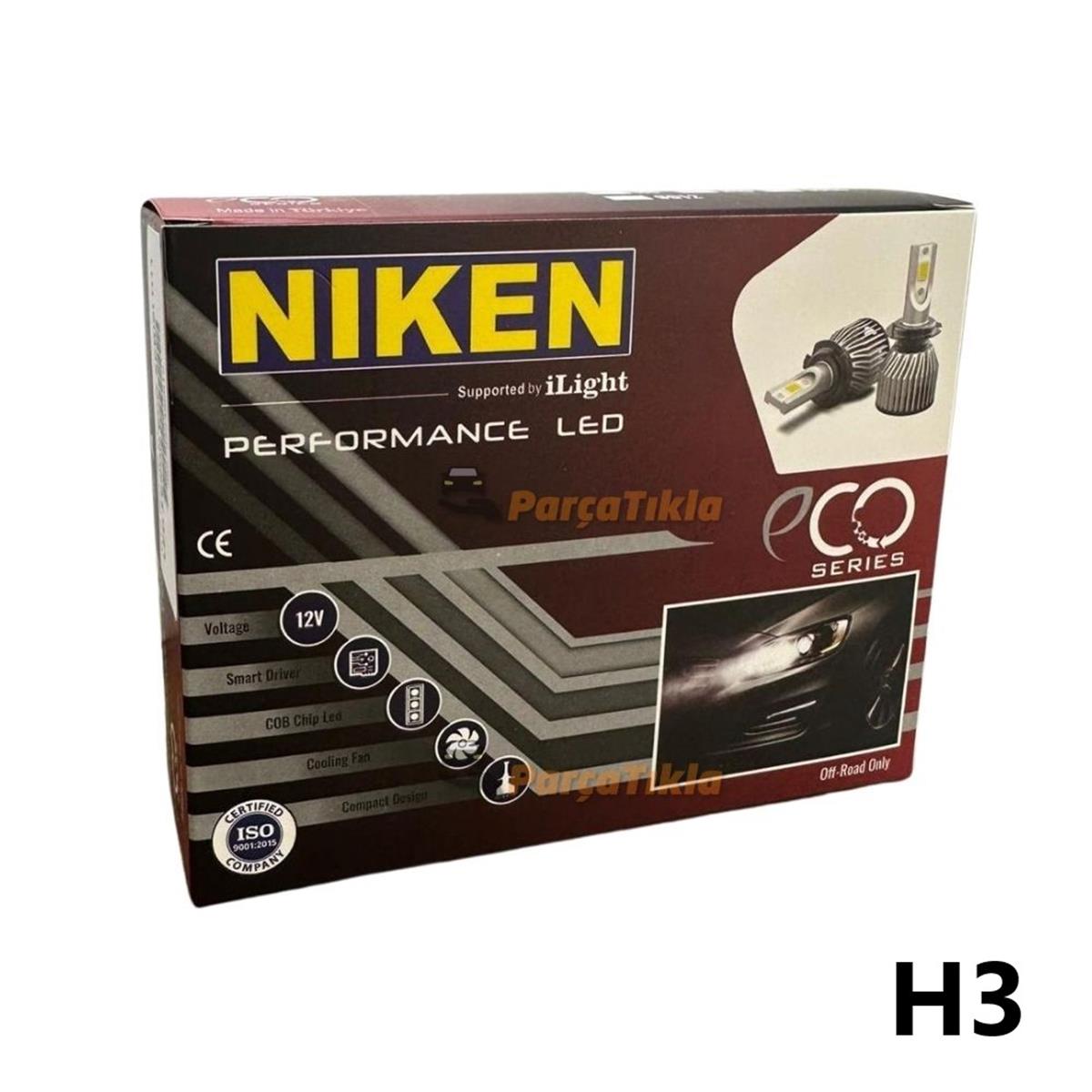 Led Xenon H3 Niken Eco Seri Ekonomik ( 12v ) | Nıken Ecoh3