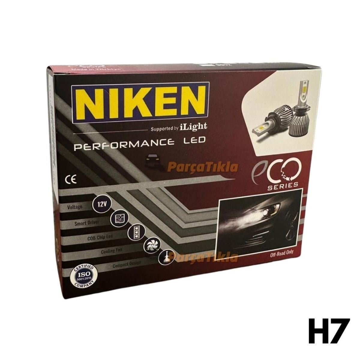 Led Xenon H7 Niken Eco Seri Ekonomik ( 12v ) | Nıken Ecoh7