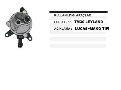 Vakum Pompası Ford Transit Transit 83635201 Avp188 | Mako 83635201
