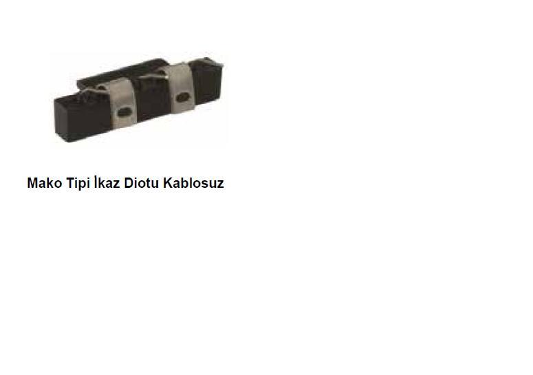 Lamba Diyot Küçük Beyaz Siyah 91500001 | Mako 91500001