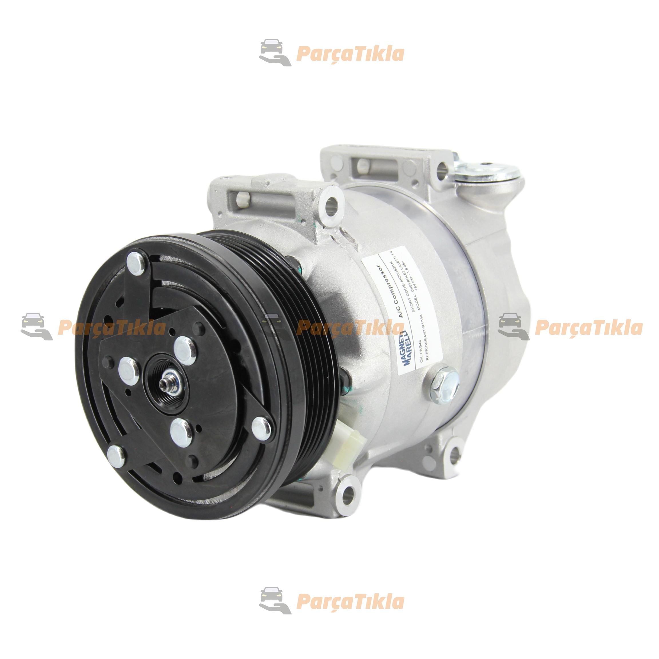 Klima Kompresör 6pk 120mm Chevrolet Lacetti1.6 Daewoo Aveo Kalos Nubıra 700772 96804280 | Marellı 359002000530