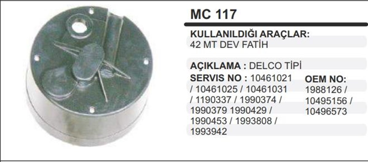 Marş Arka Kapak Dev Fatih 42mt 1686 | Ith Mkmc117