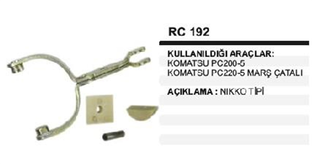 Marş Çatalı Komatsu Pc200-5 Pc220-5 | Ith Rc192