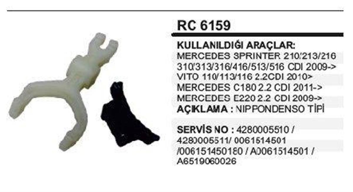Marş Çatalı Mercedes Sprinter E250 316 416 516 E250 Densotip Rc6159 | Remark Rc6159