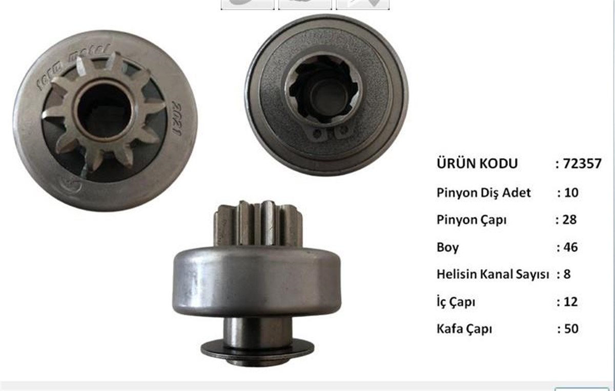 Marş Dişlisi 10diş Opel Cıtroen Fıat Doblo |