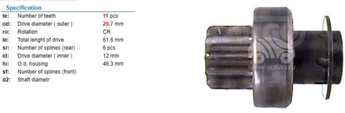 Marş Dişlisi 11diş Mercury Marin Düz Dişli Kıçtan Takma Les0249 Çukurova Forklift Ghevrolet Gmc Blazer Oldsmobile | Ith Mdumd5484