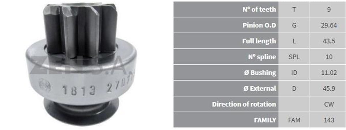 Marş Dişlisi 9diş Bmw-corolla Avensis Densotip | Ith Md15953