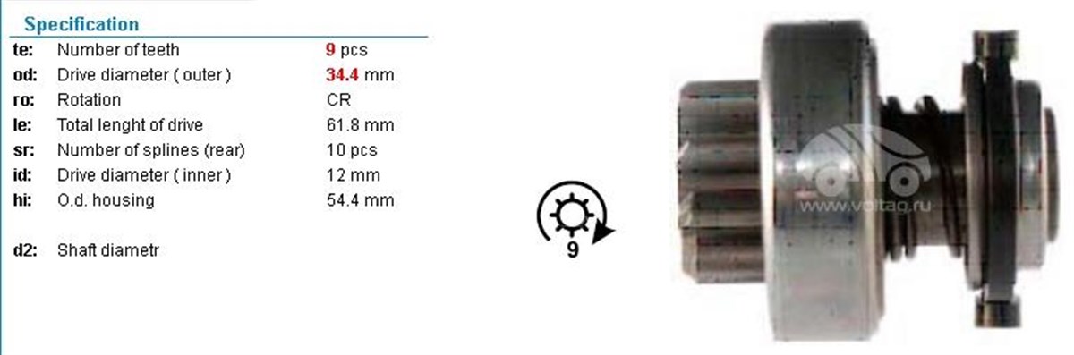 Marş Dişlisi 9diş Ducato Iveco Daily Lombardini Şap Makinası Harç Makinası | Ith Md15838