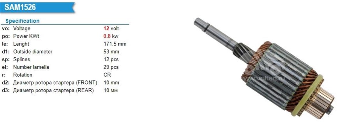 Marş Kollektörü 12v 12diş Dacia Logan Sandero Duster Dokker Megan3 | Ith Im4230