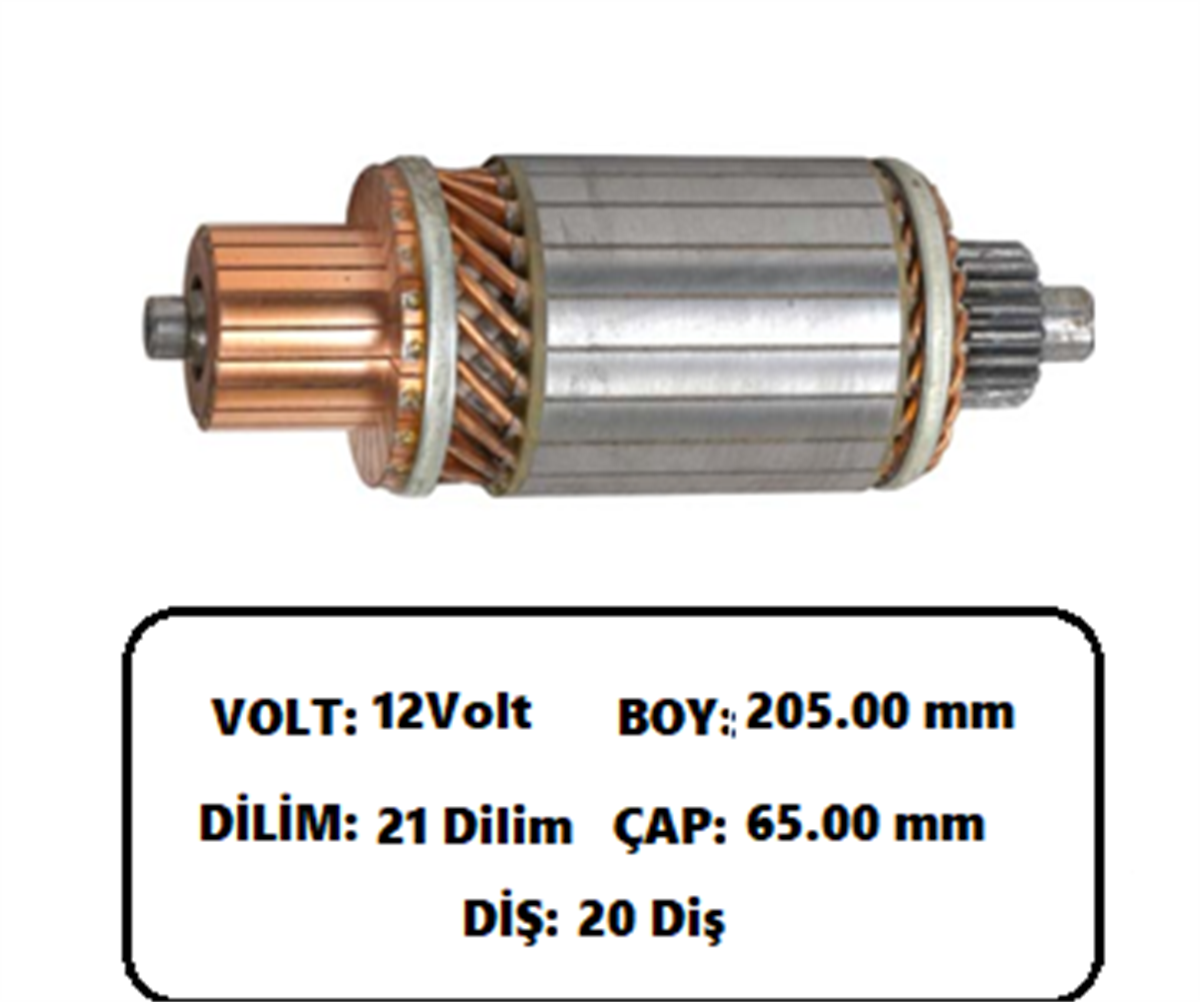Marş Kollektörü 12v 17diş Clark Forklift Daewoo Tcm New Holland Forklift Newholland Ls Traktör Forklift Im4280 | Ith Im4280