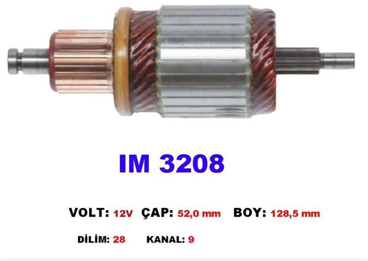 Marş Kollektörü 12v 9diş Mercedes Ford Volvo | Martek Im3208