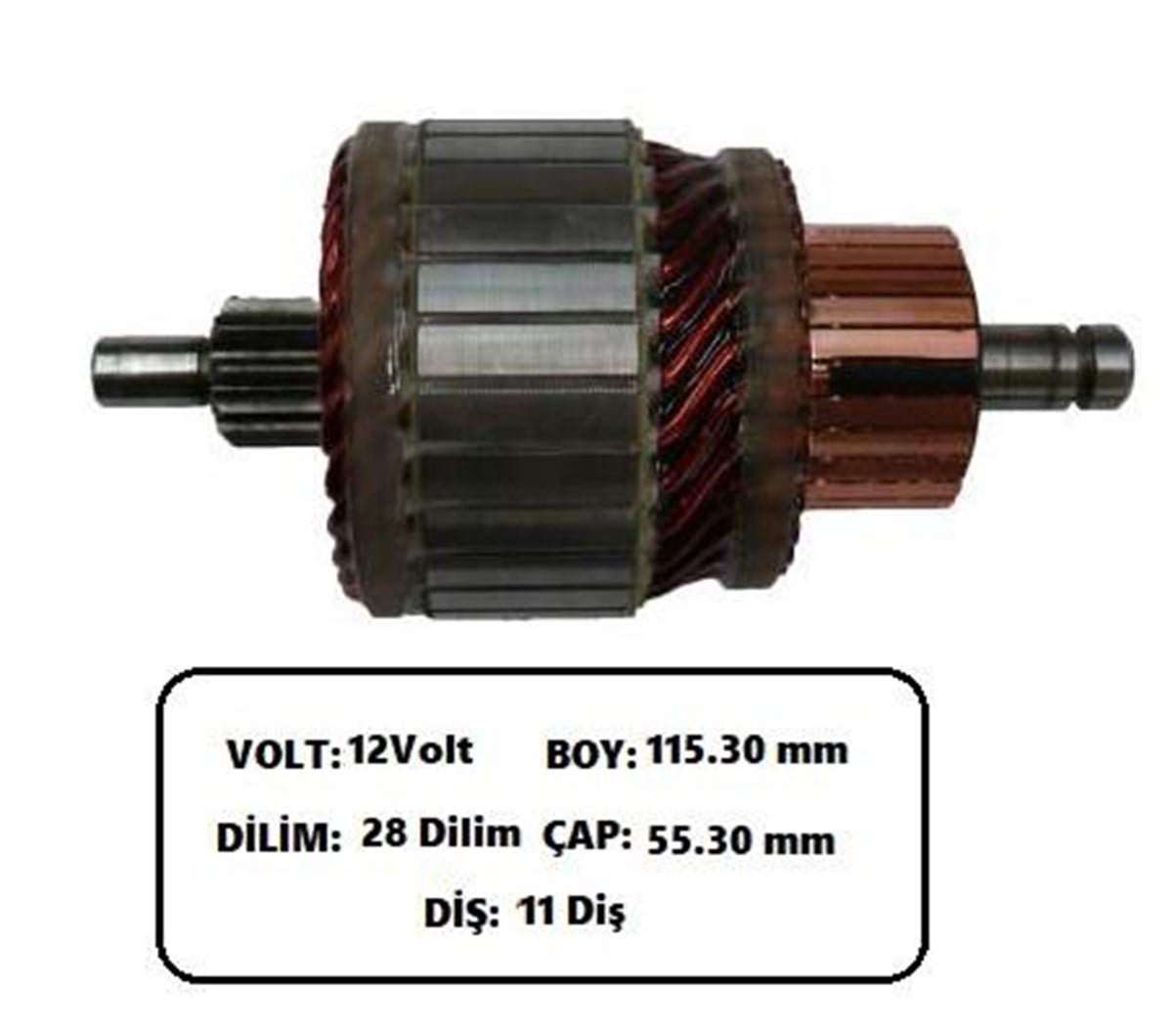 Marş Kollektörü 12v Bosch Tipi Renault Laguna Megane Clio | Ith Im5502