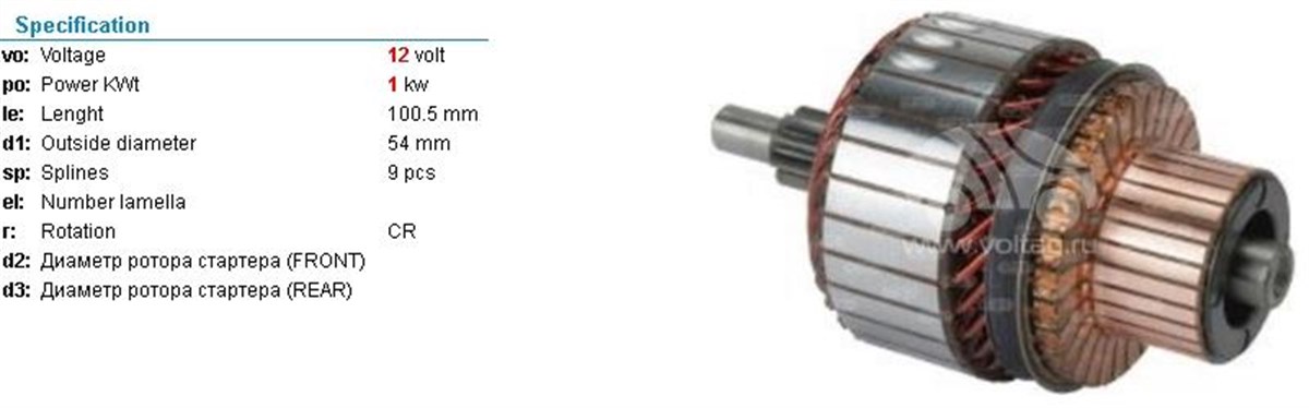 Marş Kollektörü 12v Clio Pejo Megane Partner 306 307 Nissan Boy.100,4 Cap:53,5 11mıt7101 | Ith Im4365