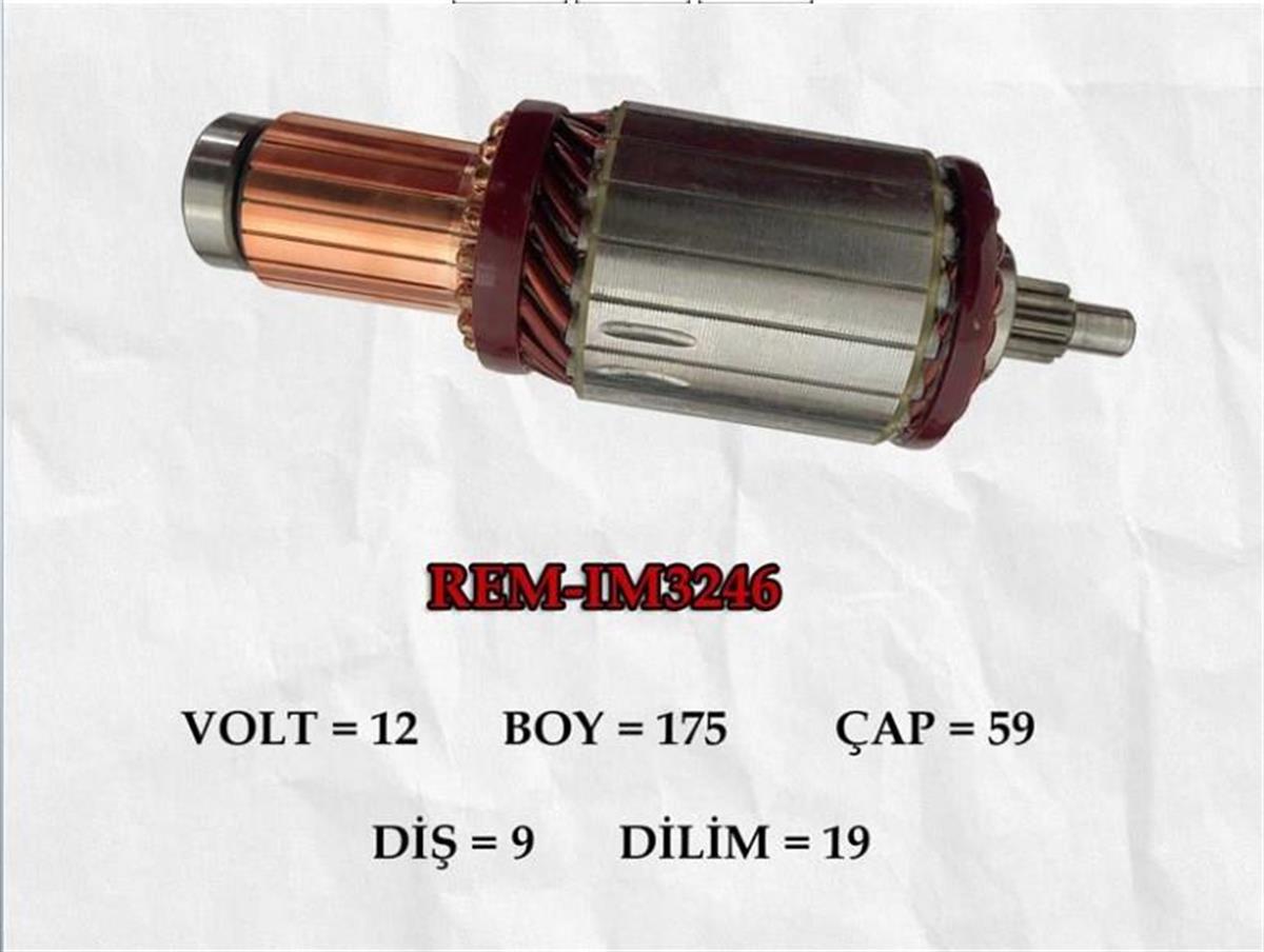 Marş Kollektörü 12v Jhondeere Caterpiller Isuzu Motorlu Cat | Remark Im3246